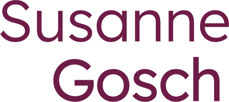 wortmarke zweizweilig rot – Mag. Susanne Gosch
